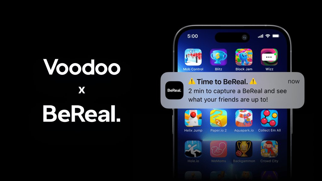 BeReal es adquirida por la empresa de aplicaciones móviles y juegos Voodoo por €500M