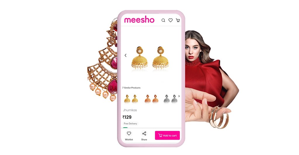 Meesho, una plataforma de comercio social india con 150 millones de usuarios transaccionales, recauda $275 millones