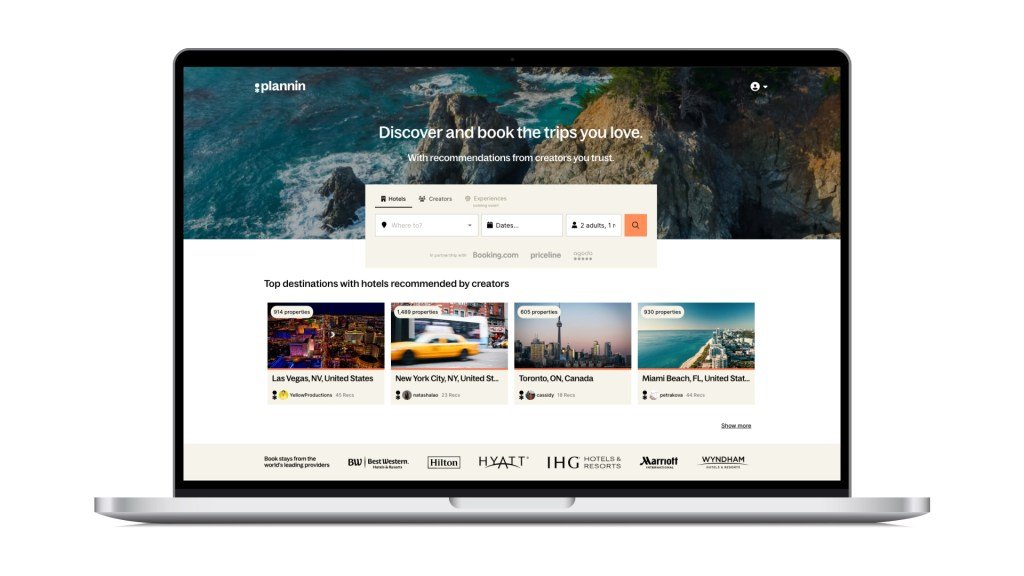 Antiguos ejecutivos de Priceline debutan Plannin, una plataforma de reservas que utiliza influenciadores de viajes para ayudar a planificar los viajes